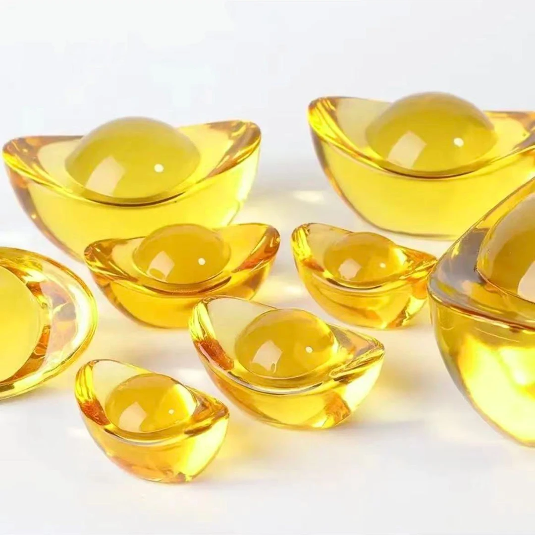 压缸小元宝百福缸聚宝盆压缸填充吉祥家居摆件