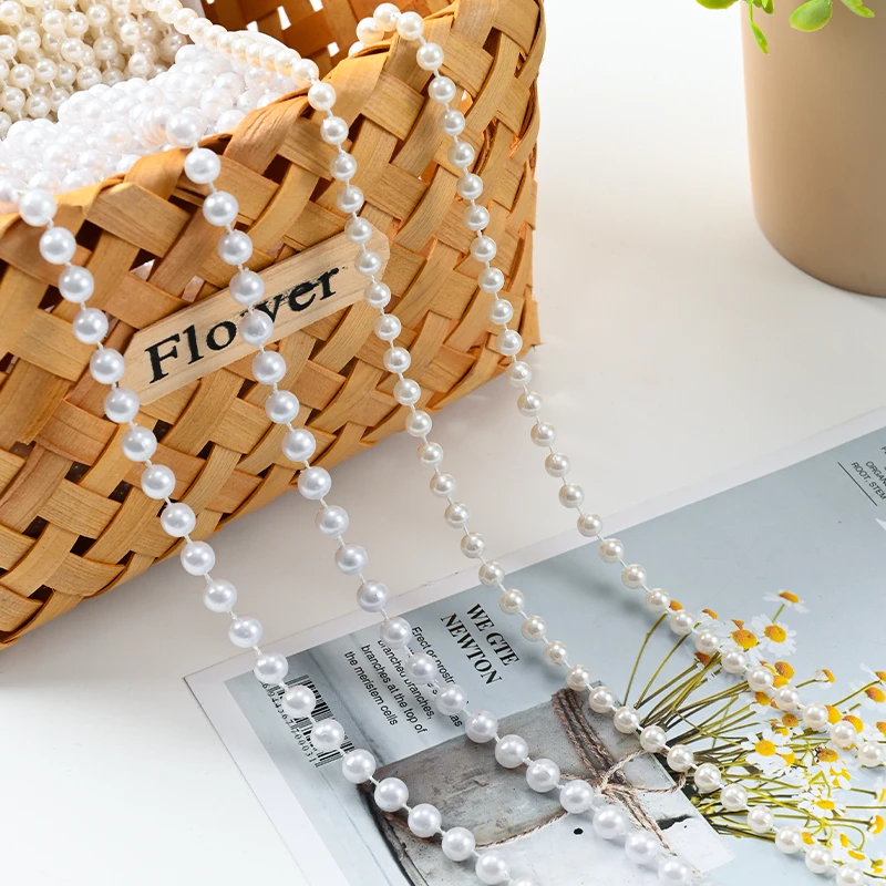 【束漫花艺】花艺珍珠链链条花束包装配饰装饰包花材料花店花艺资材