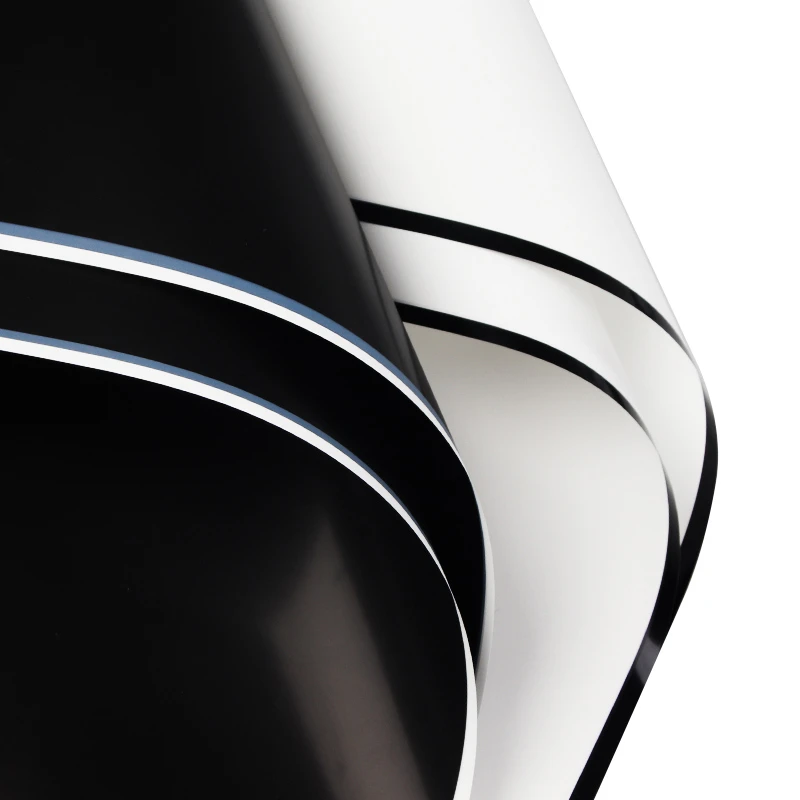 【束漫花艺】黑白贵族边框哑光膜花艺包装材料纯色珠光膜花束资材