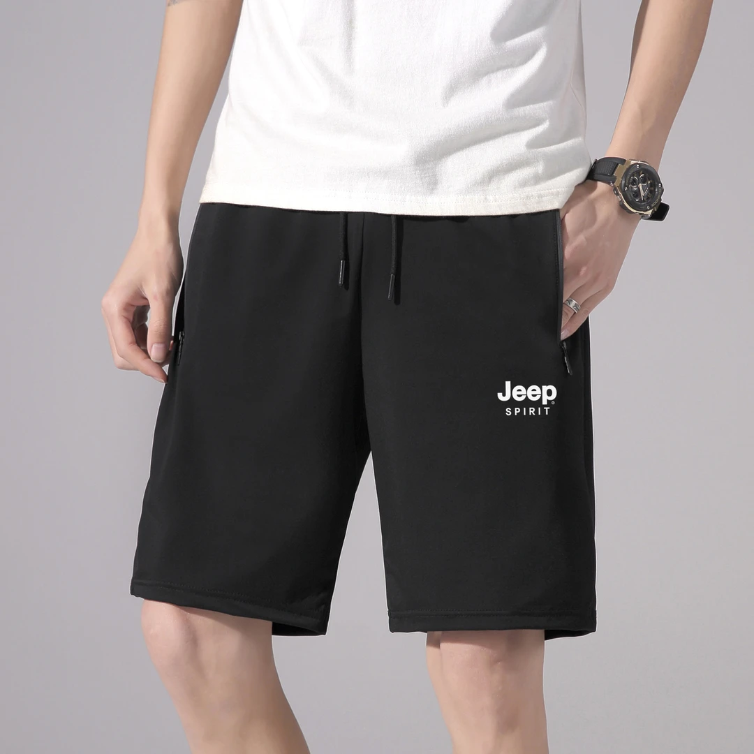 JEEPSPIRIT男士休闲裤时尚百搭夏季透气薄款速干简约短裤DK501