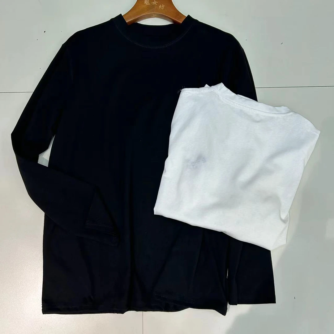 魅女坊-两色长袖T恤