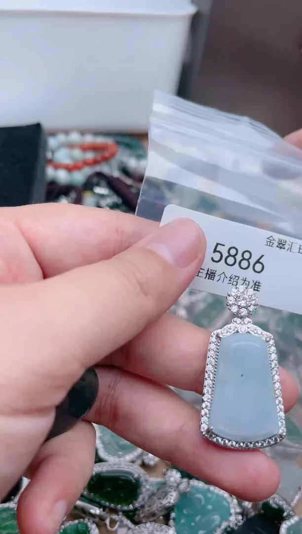 【闪购商品】翡翠颈饰未镶嵌5886.....1