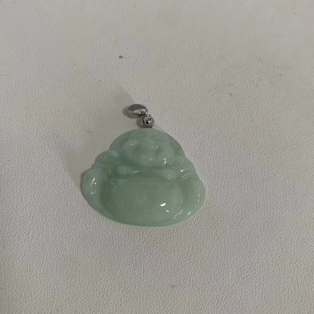 天然a货翡翠大绿佛吊坠多样性发货