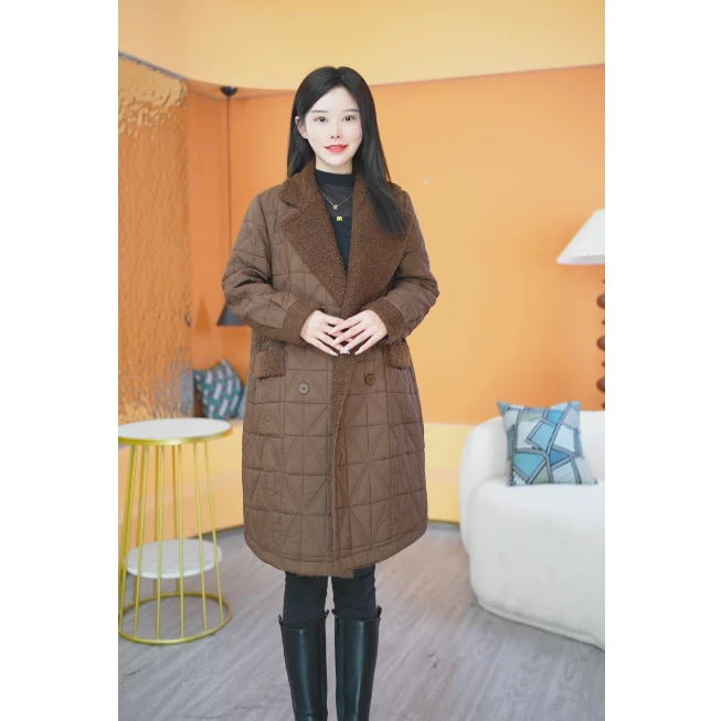 【奈娅定制】D315秋冬新款风衣外套女2024爆款遮肉显瘦长款过膝外套