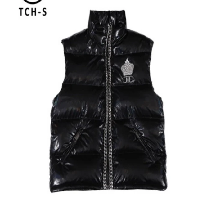 TCH潮牌高定系列手缝烫钻时尚休闲保暖羽绒马甲S66D259008