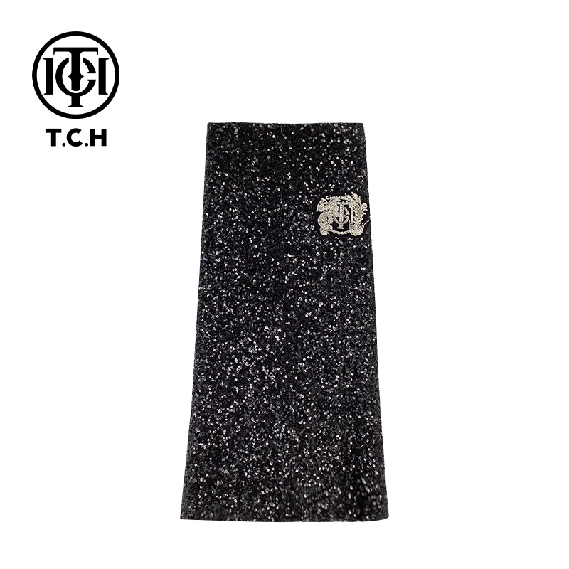 TCH轻奢烫钻工艺高级感气质亮片黑色半身裙女T72B22E6011私服tch