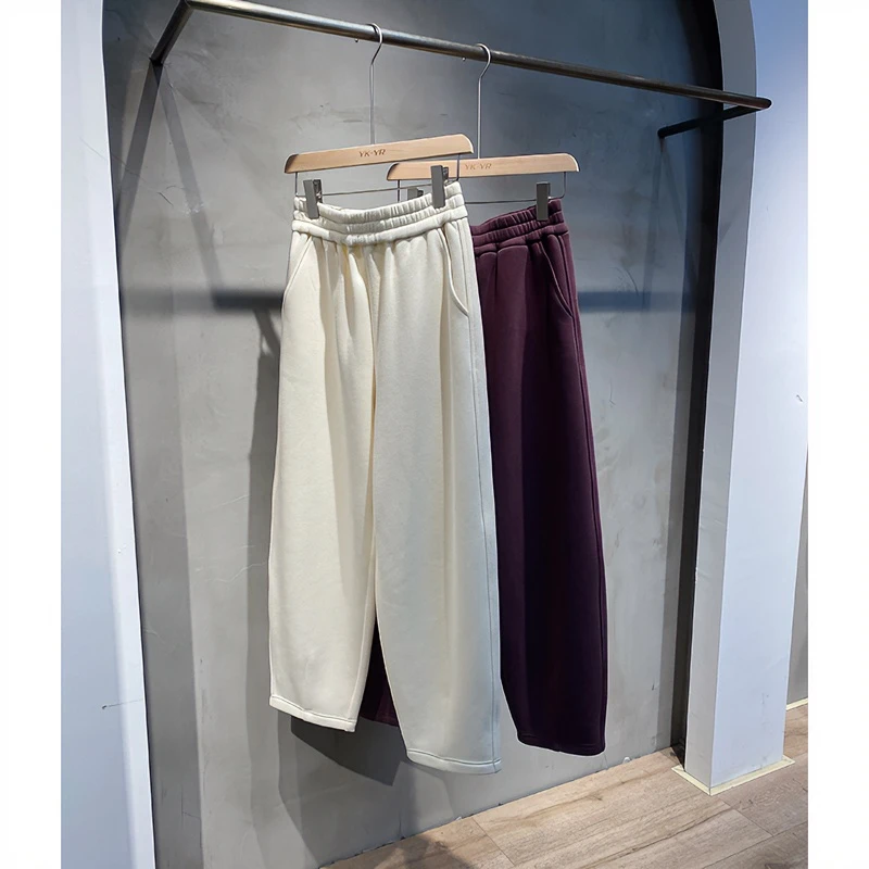 冬日暖阳·奶奶裤｜2024年冬季休闲简约宽松时尚百搭裤