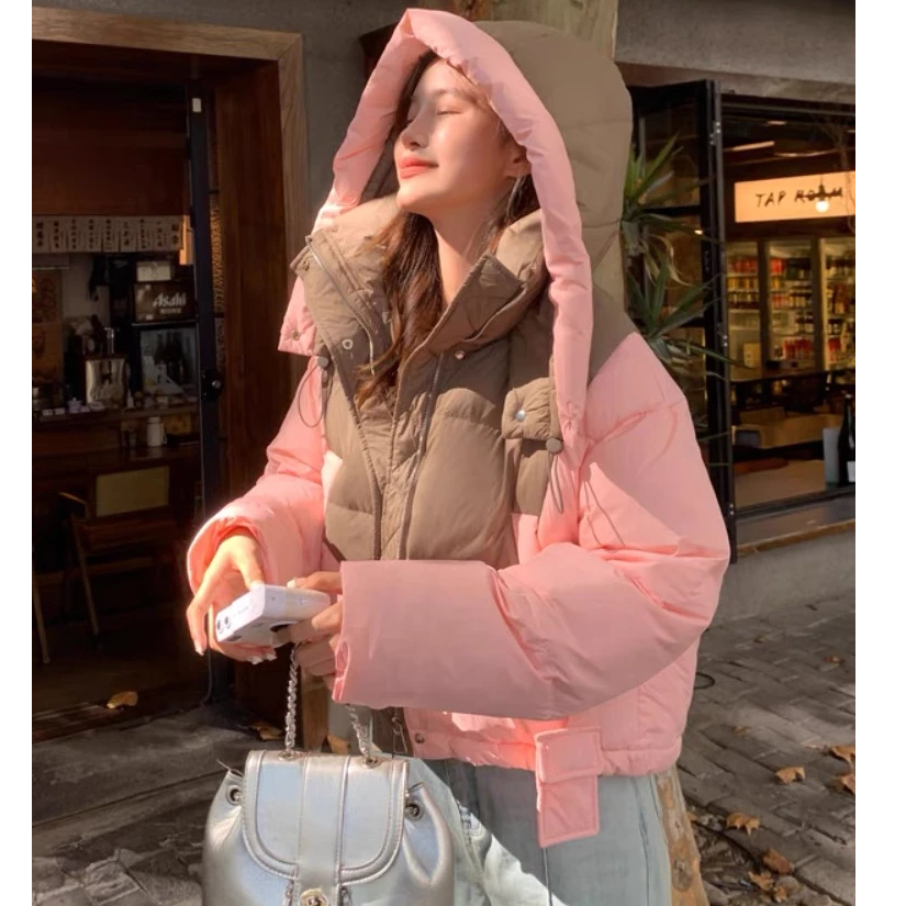 泡芙感短款零重力羽绒服-9364