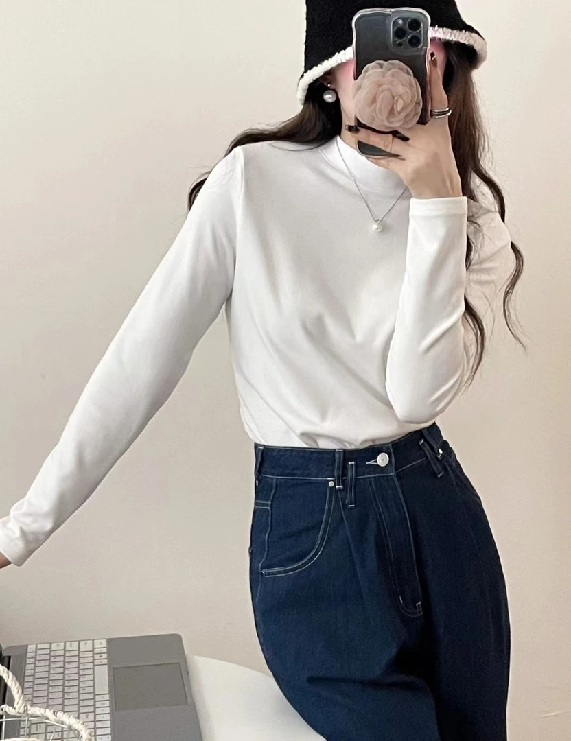 宝衣家 冬款升级版加厚双面磨绒水溶长袖