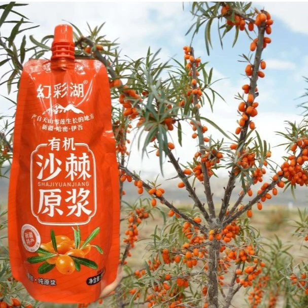 幻彩湖【有机沙棘】天山沙棘原浆500ml,无添加 生态天然 食用即饮