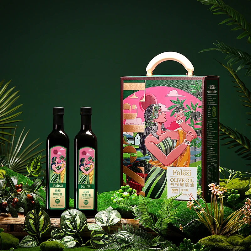 法乐兹特级初榨橄榄油礼盒装食用油礼包中秋节礼品送客户长辈