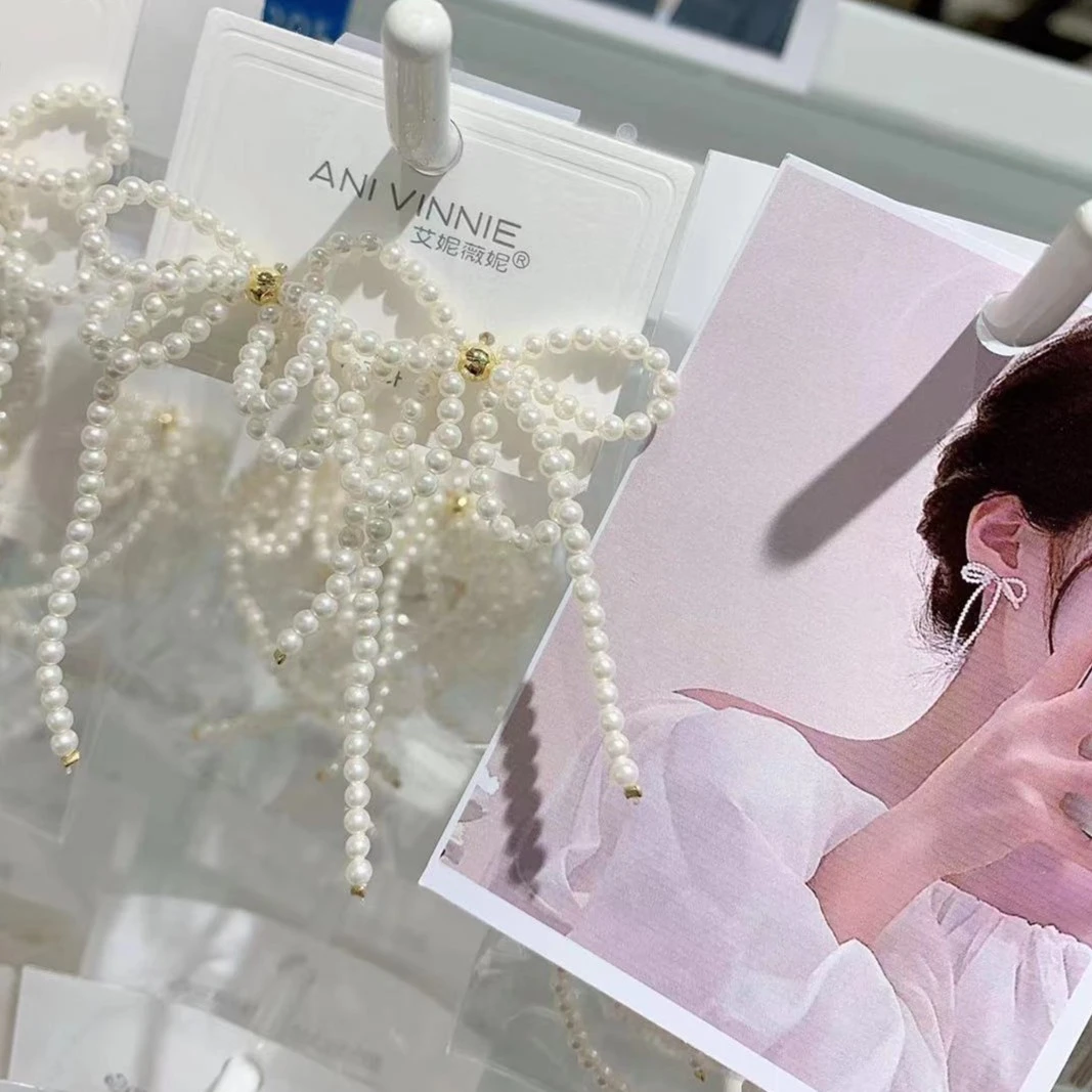 FF秋冬款 【仙女蝴蝶结】结婚耳饰手工气质时尚