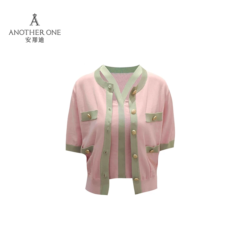 Another one早韩系穿搭温柔系凡尔赛上衣女