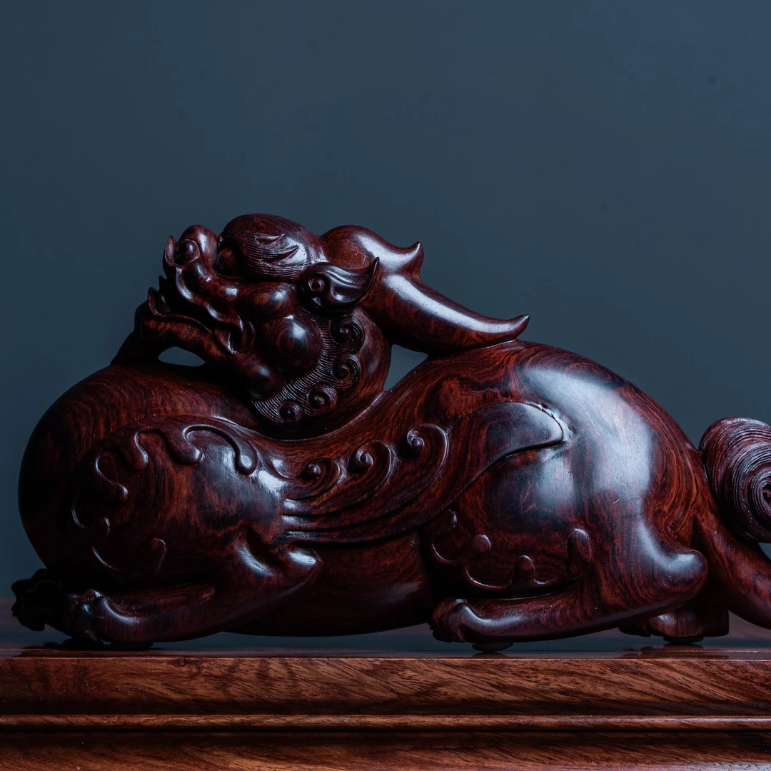 海南黄花梨飞天貔貅21*5.8*10.3