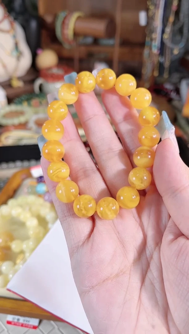 【闪购商品】蜜蜡手链未镶嵌多样性发货其一