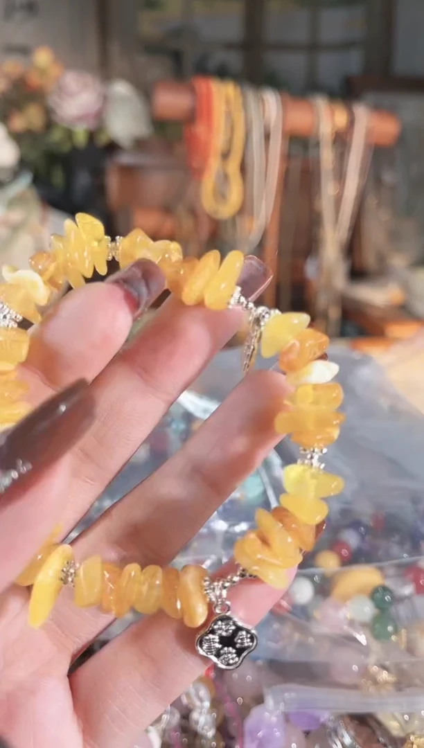 【闪购商品】蜜蜡手链未镶嵌多样性发货其一
