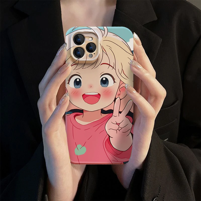 苹果OPPO华为VIVO小米ins动漫少女iPhone14手机壳11/13菲林壳12硬