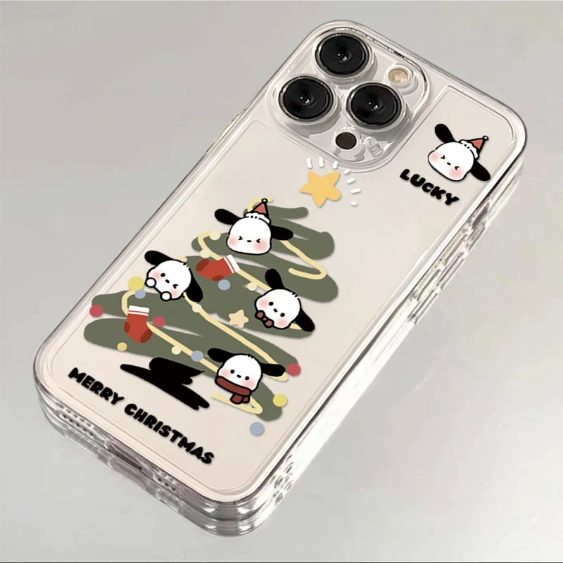 ins小众圣诞帕恰狗iPhone13手机壳14苹果15/12软华为vivo小米oppo