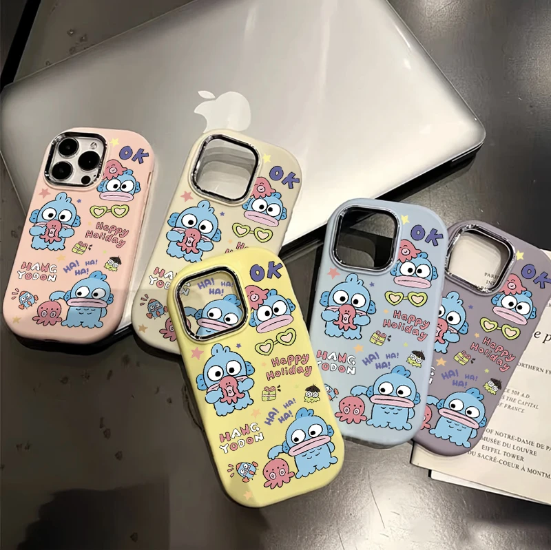 卡通丑鱼汉顿苹果15promax手机壳13/11趣味iPhone14创意12/XS软XR