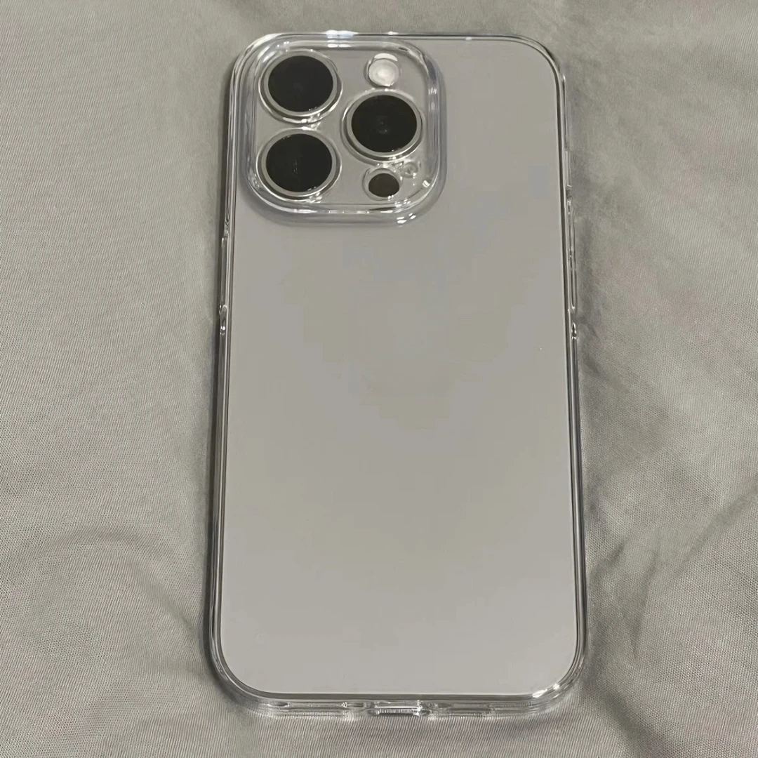 高级简约透明iPhone15苹果13promax手机壳12/14全包11防摔XSXR软
