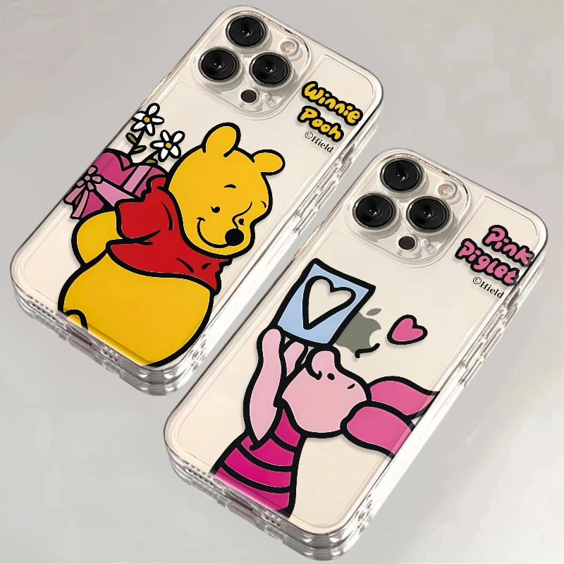卡通维尼小猪iPhone15苹果13/14情侣11手机壳12华为vivo小米oppo