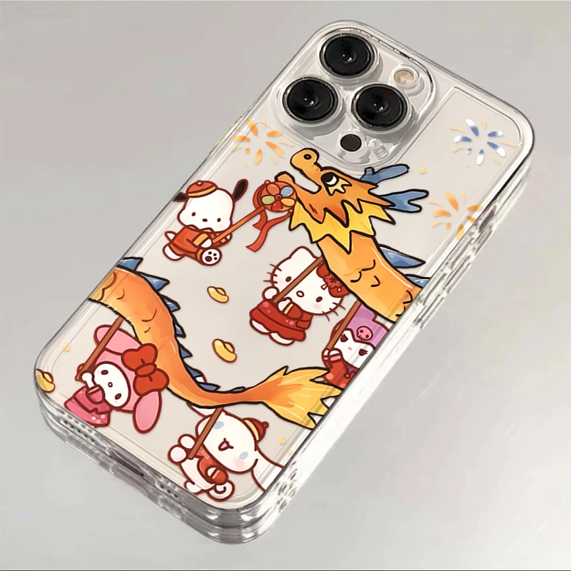 新春舞龙三丽鸥iPhone15苹果13手机壳14新年1211华为vivo小米oppo
