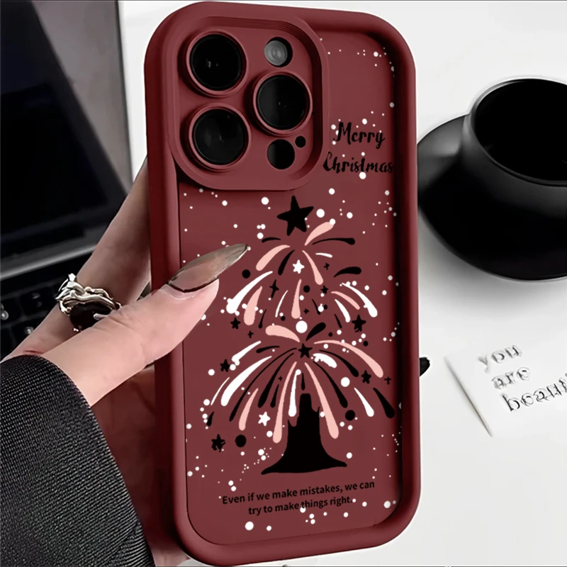苹果oppo华为vivo小米ins烟花圣诞树iPhone14手机壳15/13小众1412