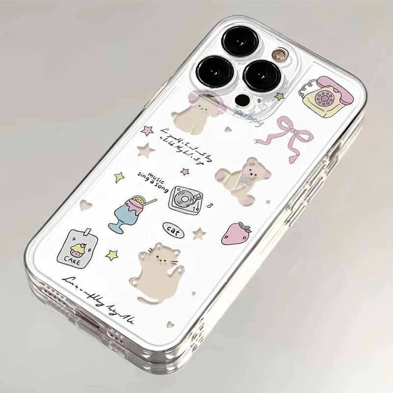 ins少女心猫咪适用iPhone13/15苹果14手机壳1211华为vivo小米oppo
