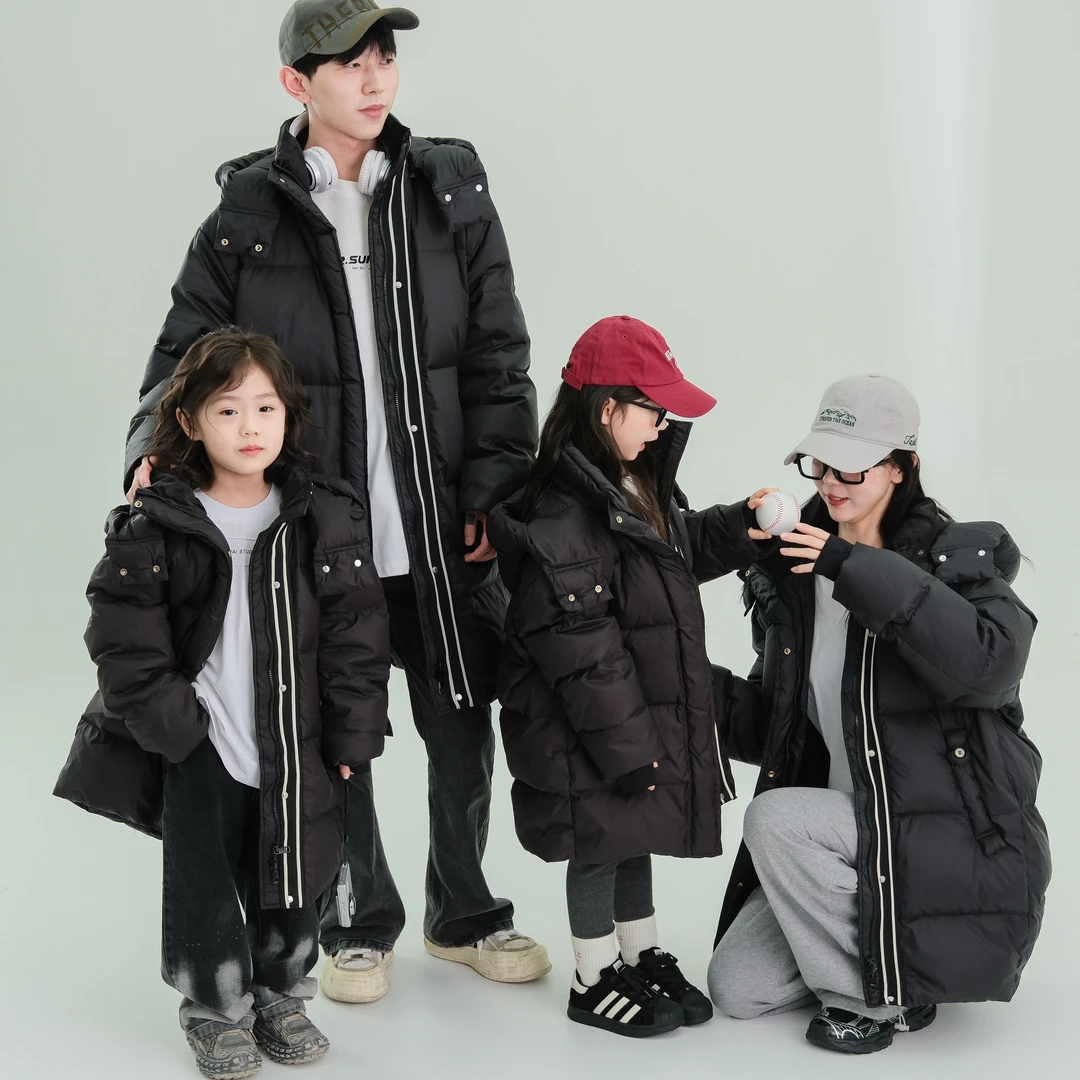 【腿哥专属】Y030新款男童女童儿童保暖羽绒服亲子款羽绒服