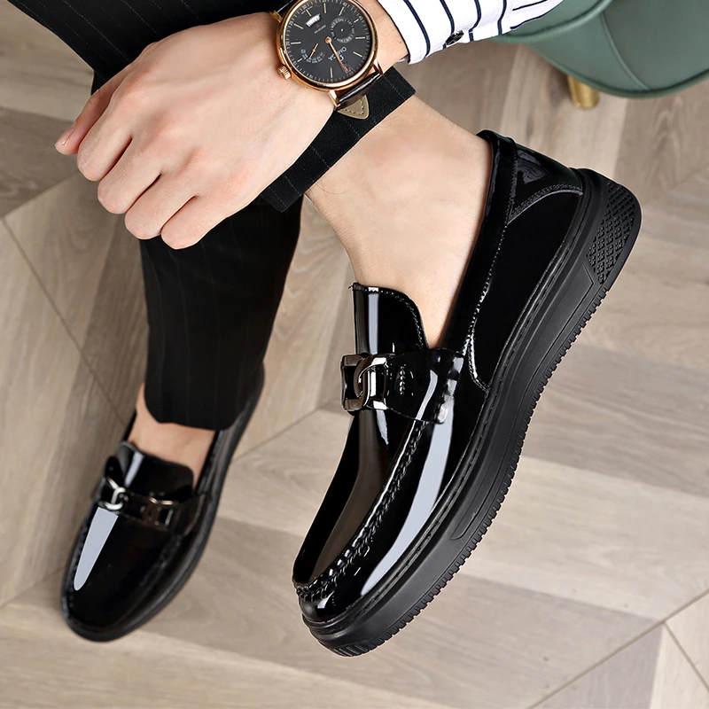 豆豆鞋男款2025新款真皮男鞋男士休闲皮鞋一脚蹬鞋子乐福鞋夏季