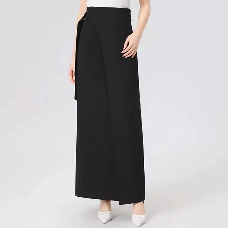 专柜商场同款2025早春新款女装显瘦高腰优雅中长款半身裙120004