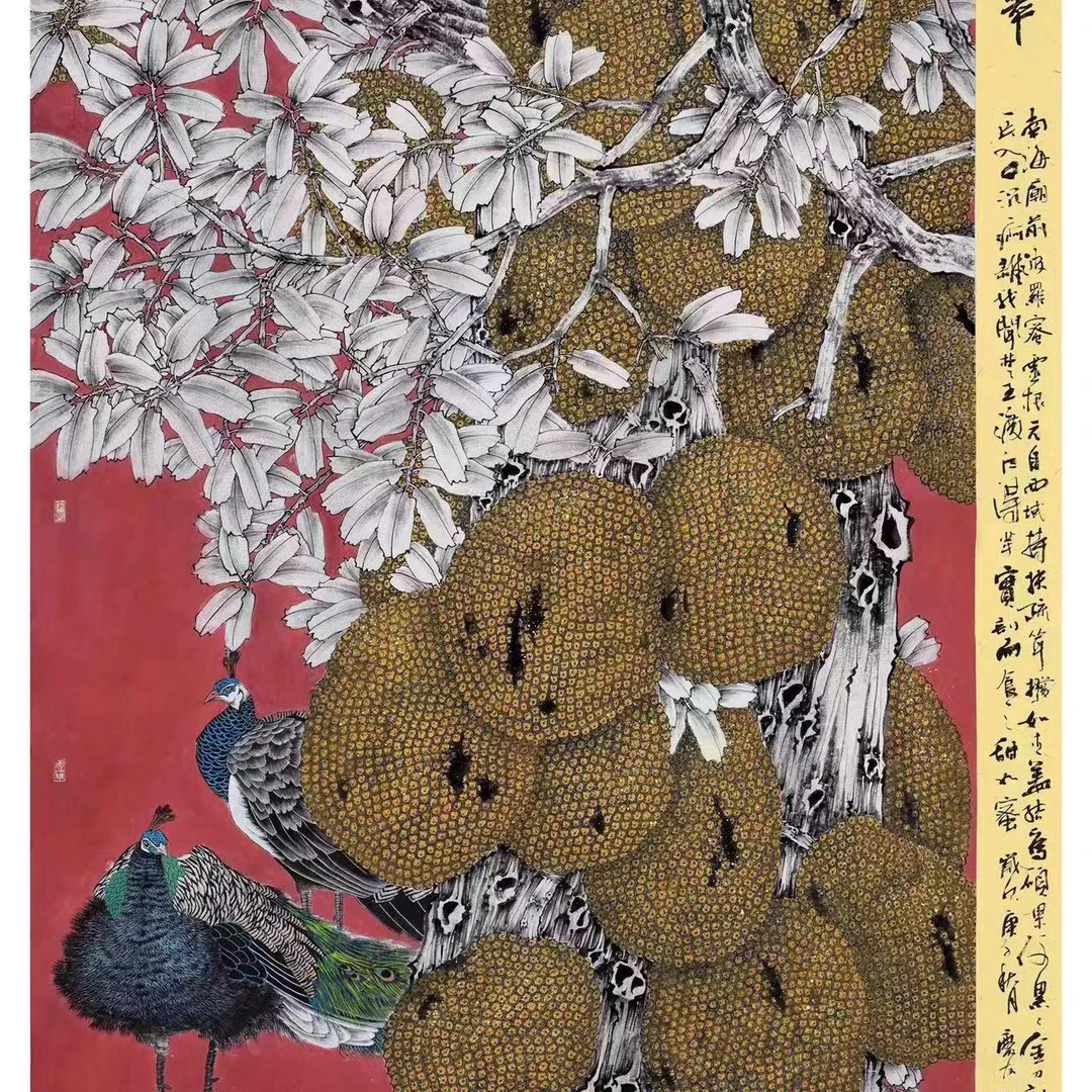 李庆友老师/国画手绘作品/授权链接/带合影视频