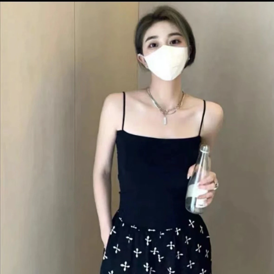 月蒙家*百搭吊带内搭带胸垫