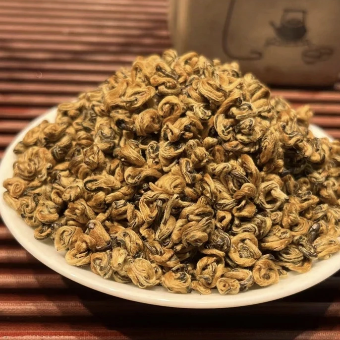 滇红金螺滇红茶云南滇红茶正宗滇红茶金螺红茶滇红红茶古树红茶蜜