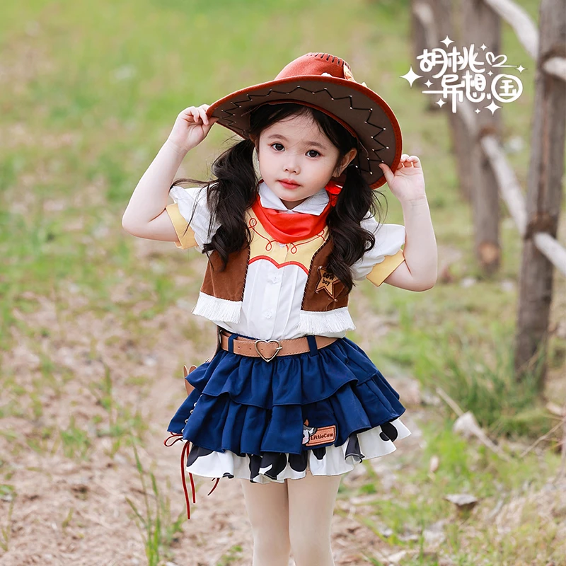 【双12清仓】包含微瑕牛仔女蓬蓬裙套装短裤套装 【不含配件】