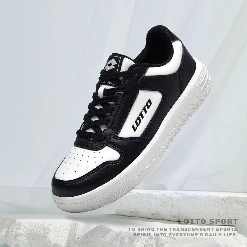 LOTTO/乐途【72‘s迹】夏季情侣时尚经典百搭板鞋低帮潮鞋系带小白鞋
