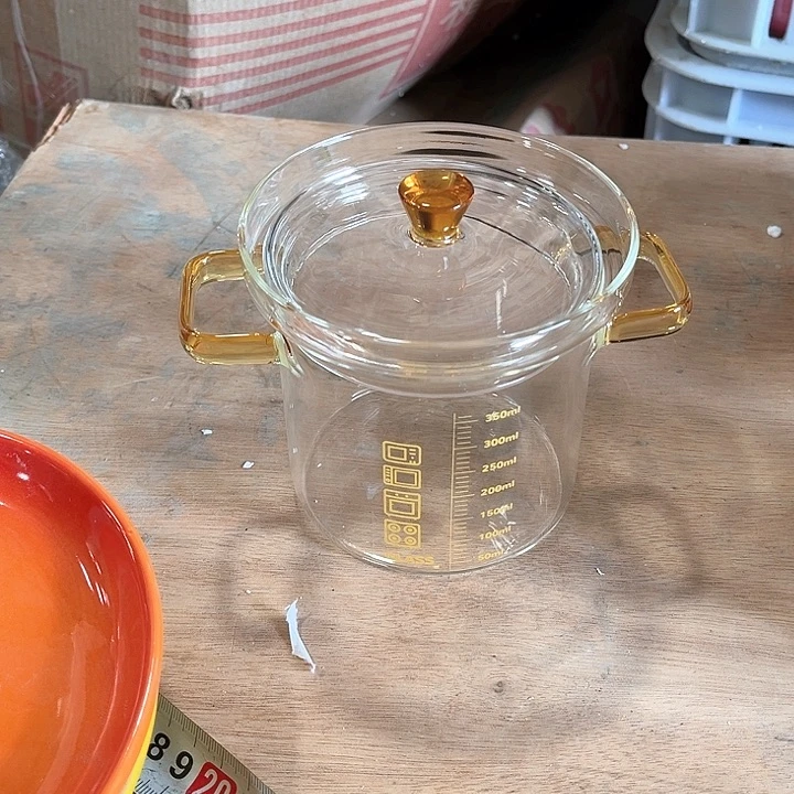 微瑕，不明火，玻璃炖盅