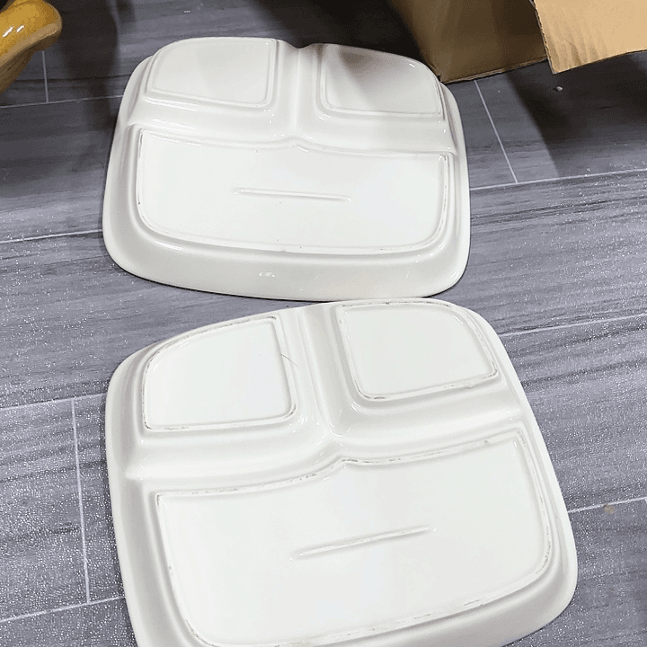 微瑕，不明火，分餐盘2个