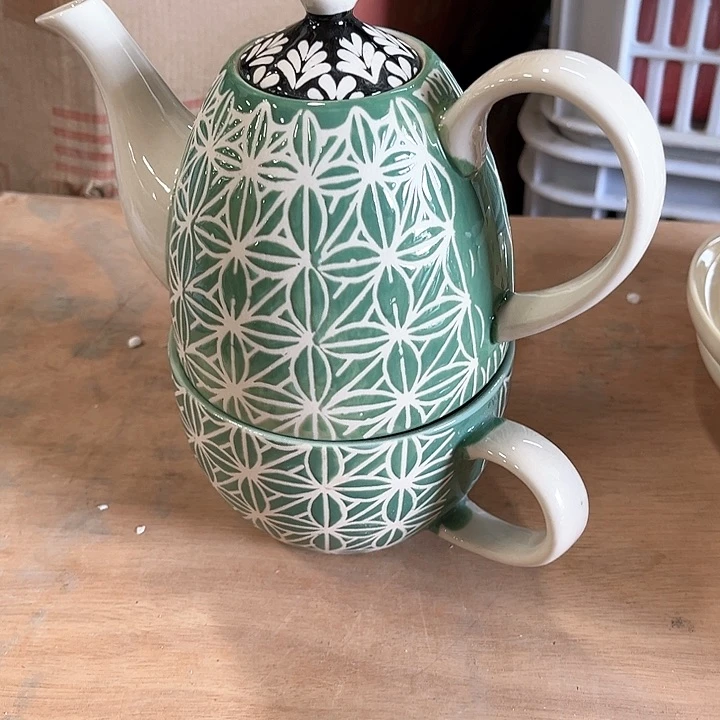 微瑕，不明火，子母壶，盖子不配套