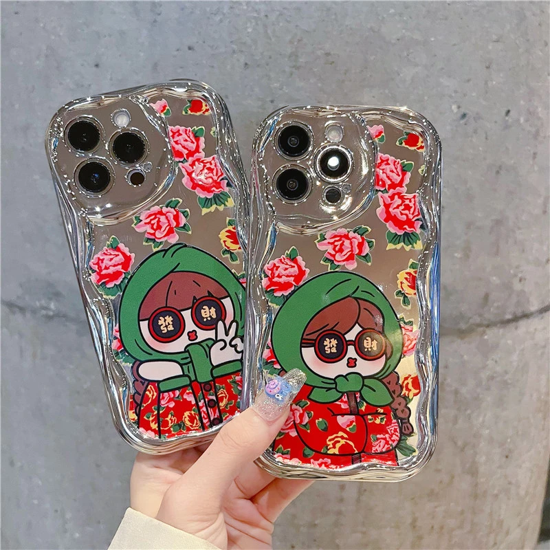 适用苹果15手机壳发财暴富套华为荣耀oppovivo小米iphone14/13女