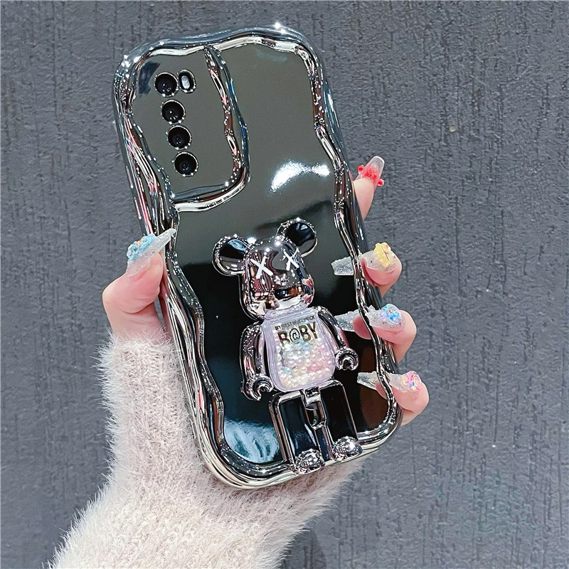 适用【华为nova7】手机壳华为nova7pro潮牌暴力熊女款硅胶网红卡通