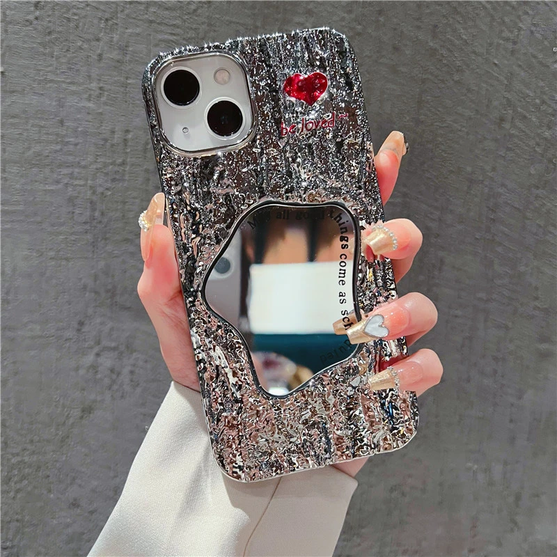 适用苹果14手机壳岩石iphone13华为荣耀oppovivo女款网红卡通防摔