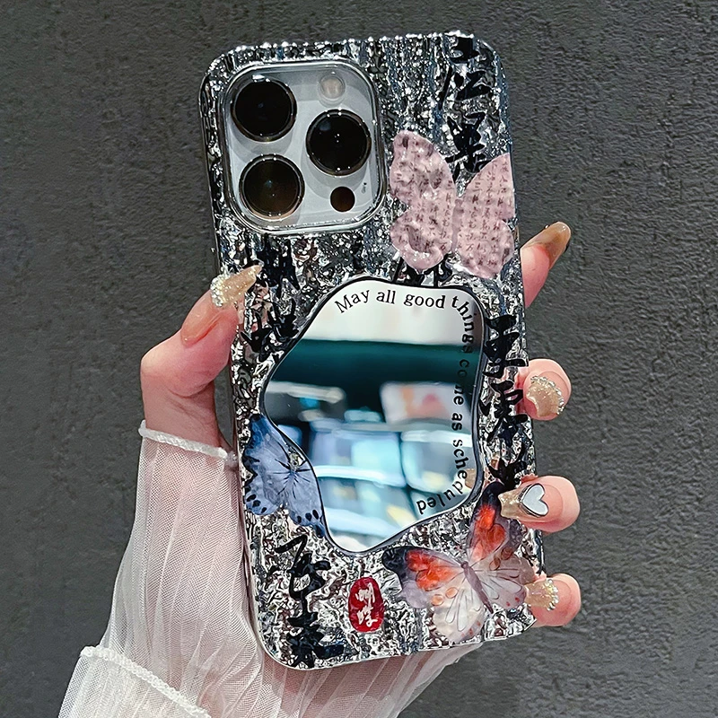 适用苹果15手机壳立体岩石iphone14华为荣耀oppovivo女款卡通防摔