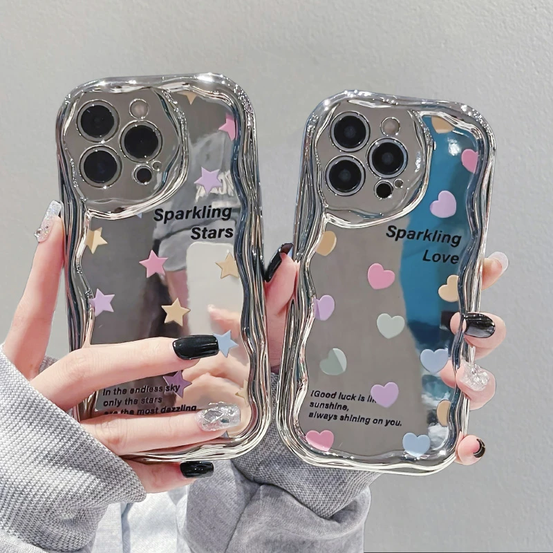 适用苹果15手机壳电镀软硅胶华为荣耀oppovivo小米iphone14/13女