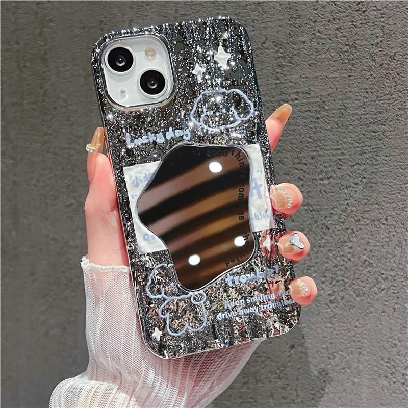 适用苹果14手机壳立体岩石iphone13华为荣耀oppovivo女款卡通防摔