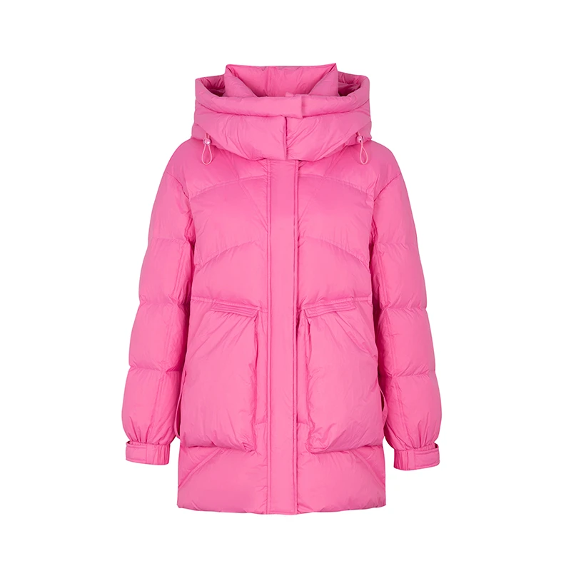 【白姐专属】商场同款新品防风保暖斜插口袋鸭绒服N0910A34975