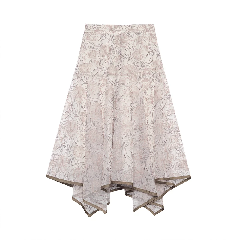 【小花专属】商场同款时尚高腰半身裙N163A31214