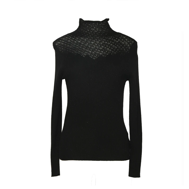 【品牌】商场同款新品挑针工艺绵羊毛针织衫NDY10A24084