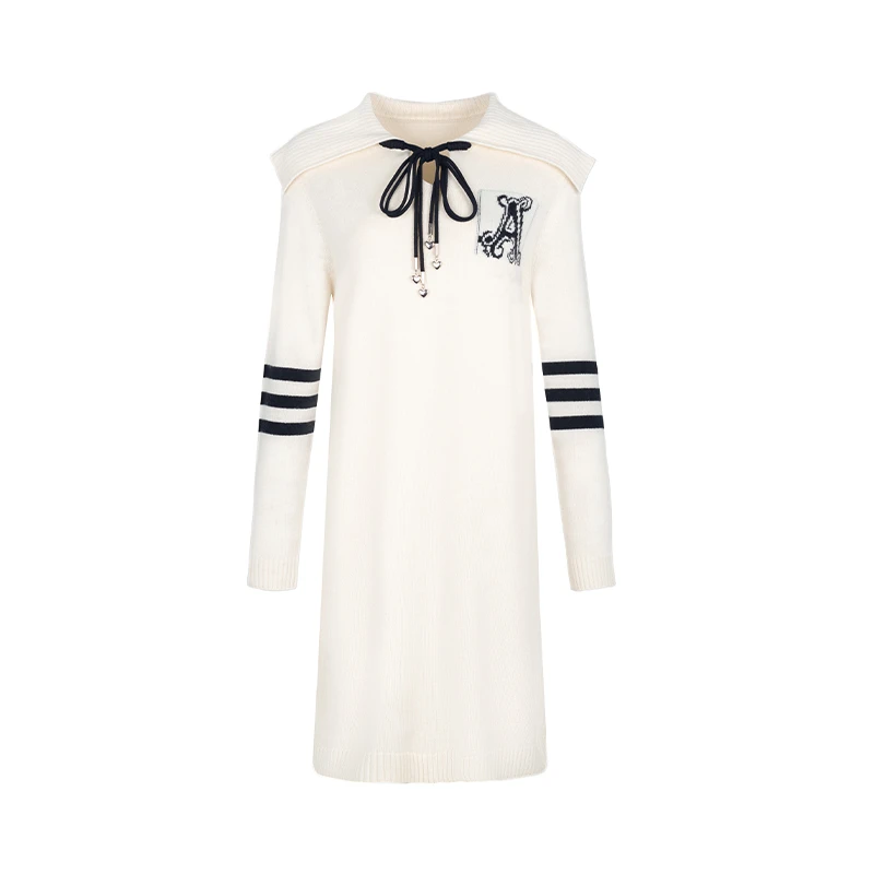 【白姐专属】商场同款新品随性慵懒针织连衣裙N1910A34767