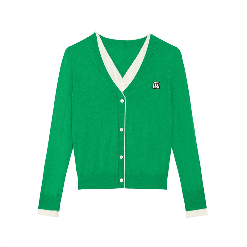 【品牌】商场同款新品时尚绵羊毛混纺针织衫NDY3A31058